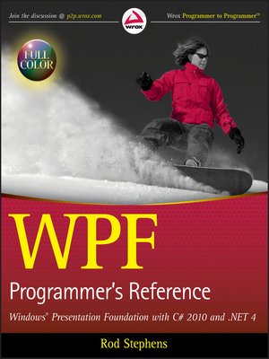 cover image of WPF Programmer's Reference